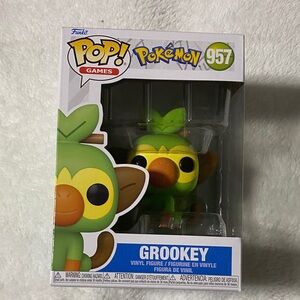 Funko Pop! Games Grookey Figure - Green and Brown